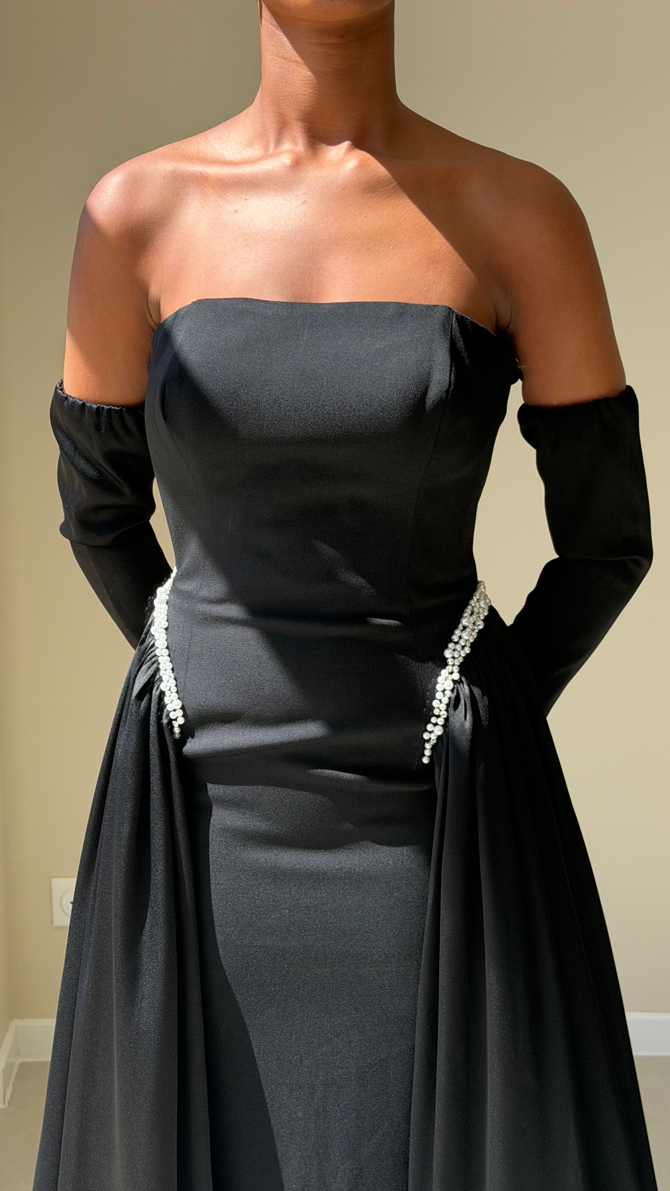 The Pearl Dress - Noir
