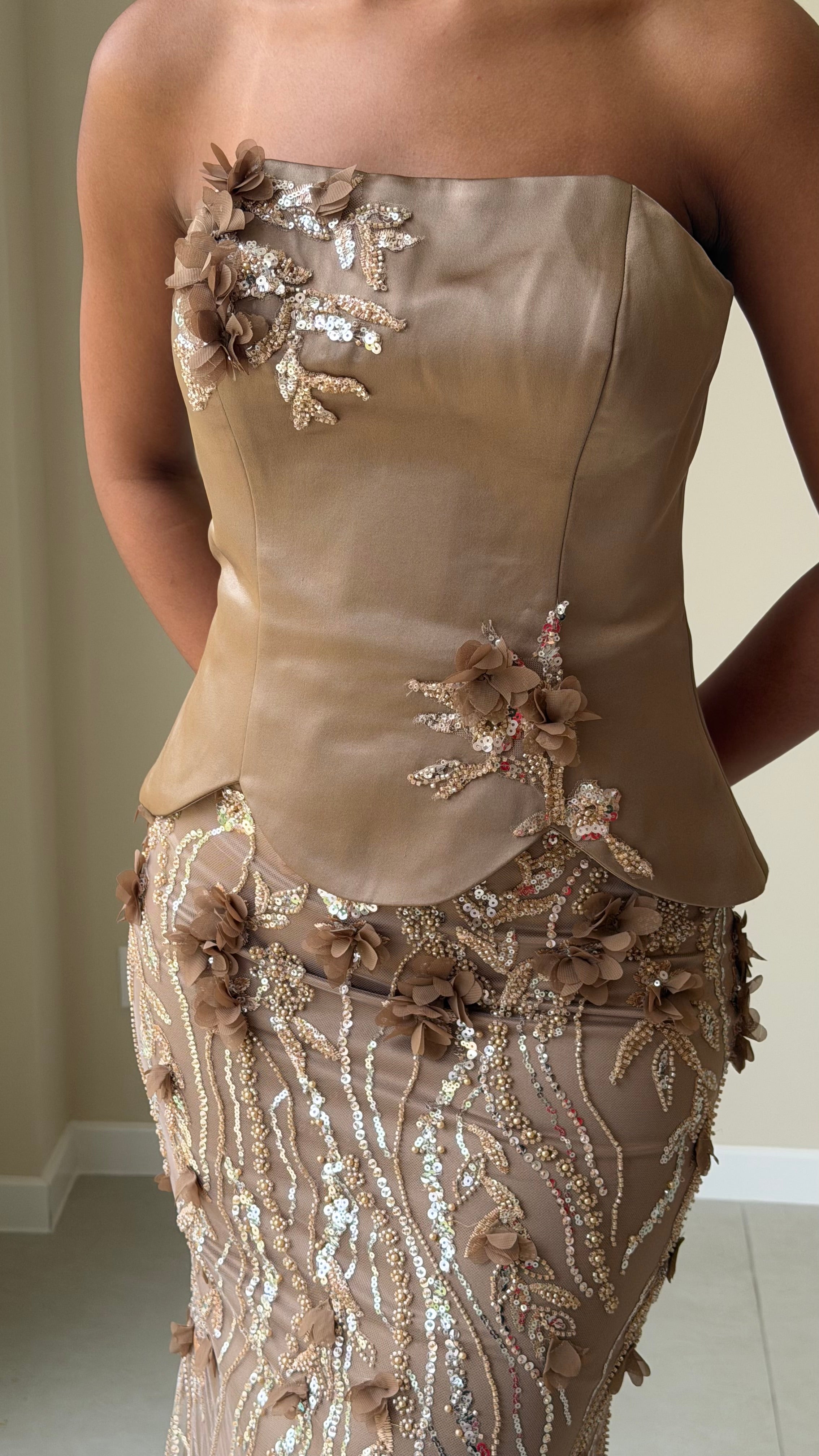 The Zeren Dress - Marron