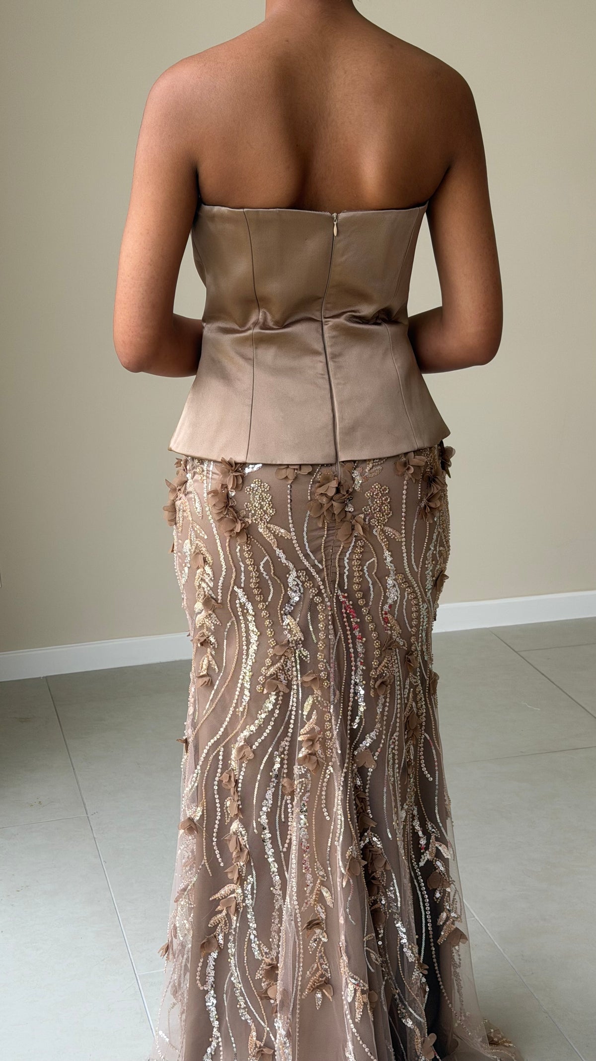 The Zeren Dress – Braun